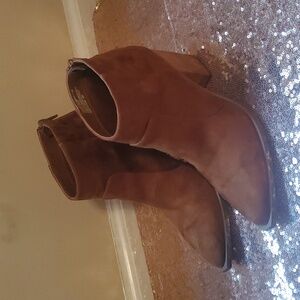 Steven Madden Cognac Ankle Boots